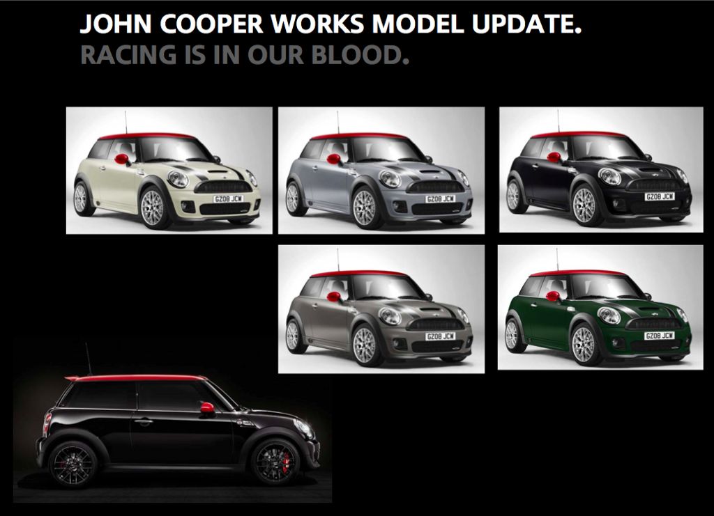 If like me you want to get your hands on a 2011 JCW and waiting for the
